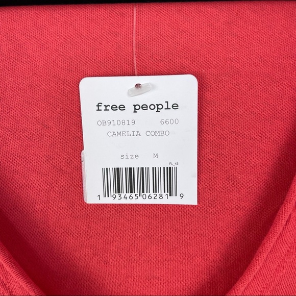 NWT Free People Women's Heart of Mine Colorblock Peplum Top size M - Picture 11 of 11